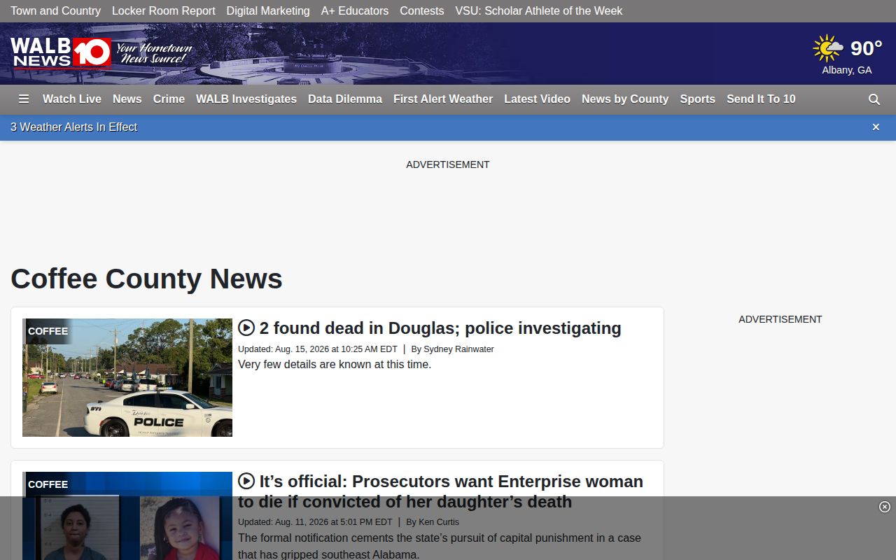WALB Coffee County local crime news vertical